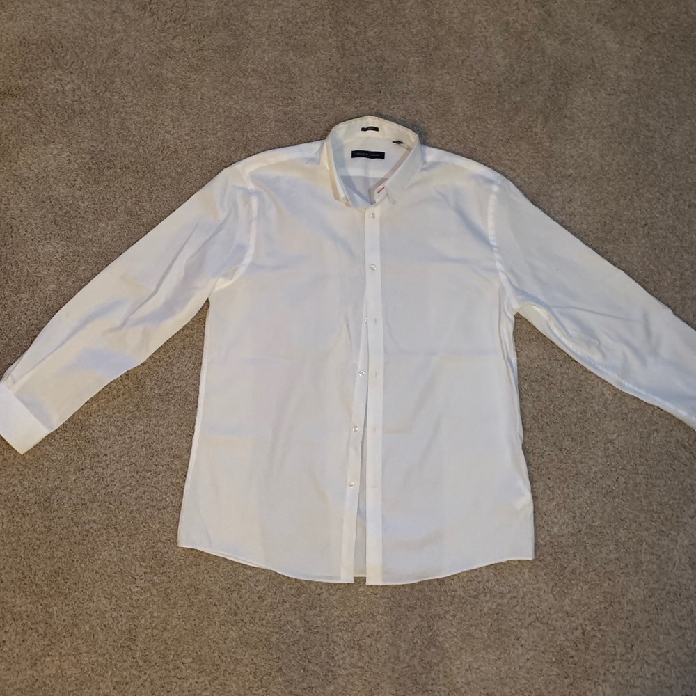 White Tommy Hilfiger Dress Shirt